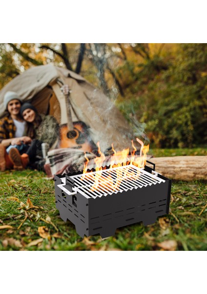 Wisegrill Portatif Taşınabilir Metal Mangal Wg4 Çantalı