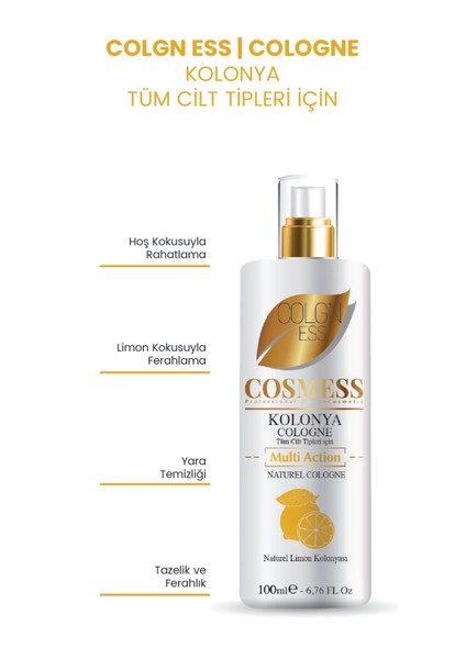 Colgen Ess Kolonya 100 Ml