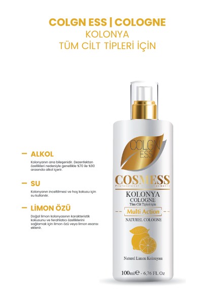 Colgen Ess Kolonya 100 Ml