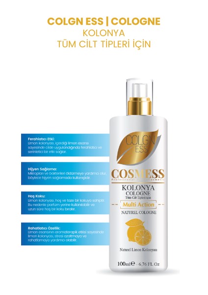 Colgen Ess Kolonya 100 Ml