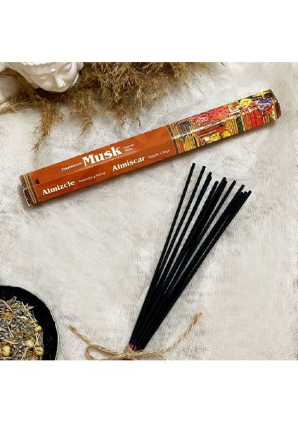 Darshan International Musk (Misk) 20'Li Çubuk Tütsü (1 Saate Kadar Kullanım Süresi)