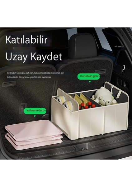 Araba Bagajı Saklama Kutusu Katlanır Saklama Kutusu (Yurt Dışından)