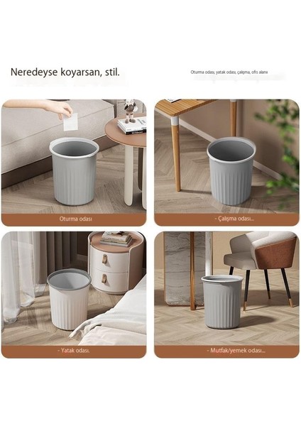 10L Plastik Ev Mutfak Çöp Tenekesi (Yurt Dışından)