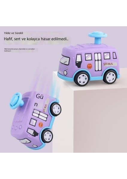 Itmeli Tip Oyuncak Araba Atalet Bebek Otobüsü (Yurt Dışından)