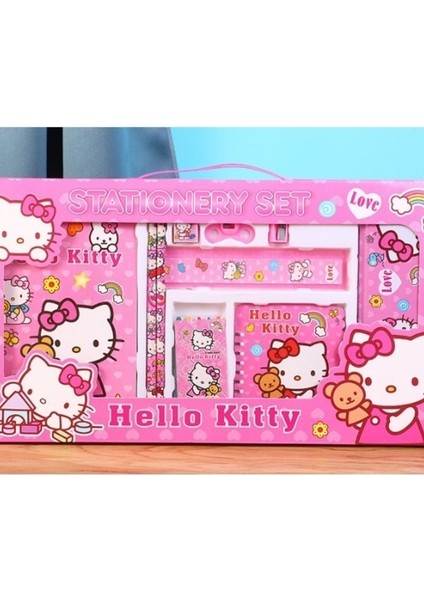 Okul Kırtasiye Hediye Kutusu Çocuk Okul Malzemeleri Hello Kitty Seti Çılgınlığı (Yurt Dışından) modelleri