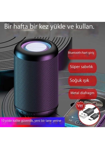 Bluetooth Hoparlör Subwoofer Kullanışlı Küçük Hoparlör (Yurt Dışından)