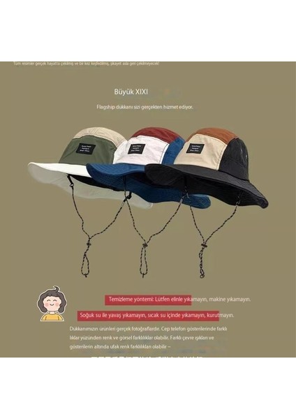 Batı Kovboy Balıkçı Şapkası Yürüyüş Şapkası Güneş Koruma Siperliği (Yurt Dışından) modelleri