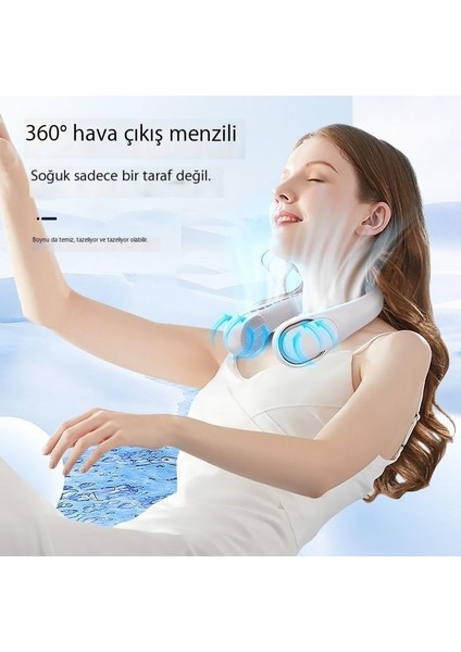 Asılı Boyunlu Kanatsız Türbin Küçük Elektrikli Fan (Yurt Dışından)