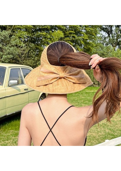 Güneş Korumalı Kadın Buruşuk Kumaş Içi Boş Silindir Şapka (Yurt Dışından) fiyatları