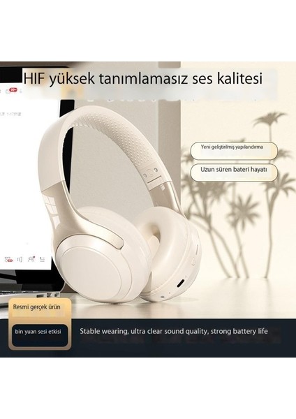 Başa Takılan Bluetooth Kulaklık Kablosuz Kulaklık (Yurt Dışından)