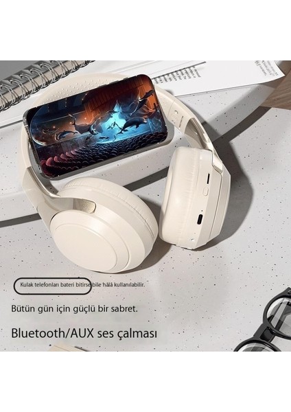 Başa Takılan Bluetooth Kulaklık Kablosuz Kulaklık (Yurt Dışından)