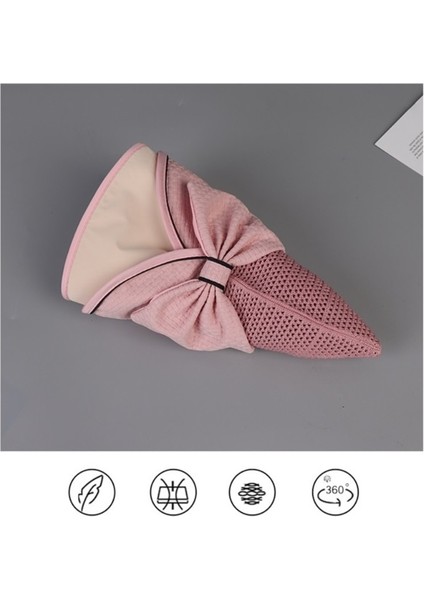 Güneş Korumalı Kadın Örme Nefes Alabilen Kumaş Şapka (Yurt Dışından)