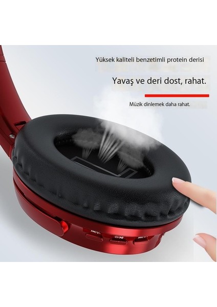 Kulak Üstü Metal Bluetooth Kulaklık (Yurt Dışından)