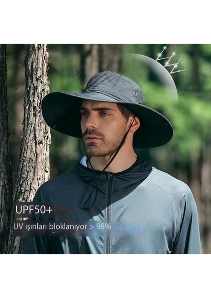 Geniş Kenarlı Açık Hava Dağcılık Güneş Koruma Şapkası (Yurt Dışından) fiyatları