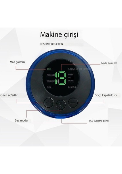 Bel, Sırt ve Omuzlarda Tam Vücut Masajı Için Masaj Yaması (Yurt Dışından) fırsatları