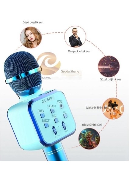 Yüksek Hacimli Mikrofon Hoparlör Entegre Bluetooth Mikrofon (Yurt Dışından) indirimleri
