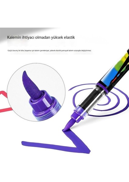 Doğrudan Sıvı Işaretleyici Kalem Seti Yumuşak Uçlu Boyama Kalemi (Yurt Dışından) modelleri