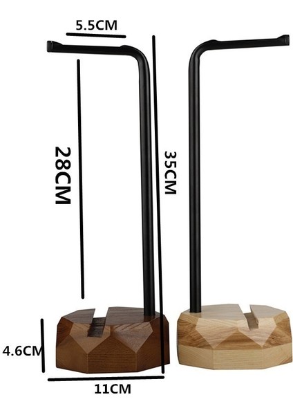 Masif Ahşap Kulaklık Standı Metal (Yurt Dışından) modelleri