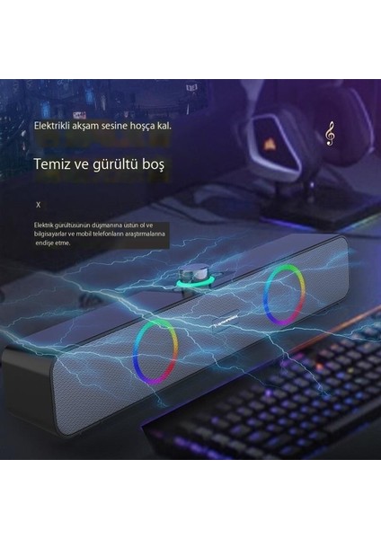Kablosuz Bluetooth Hoparlör Subwoofer Ses (Yurt Dışından)
