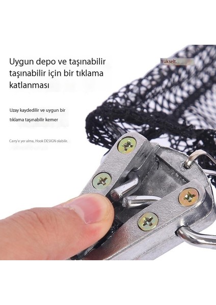 Alüminyum Alaşımlı Taşınabilir Katlanır Balık Ağı Geri Çekilebilir (Yurt Dışından) fiyatları