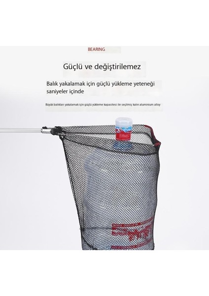 Alüminyum Alaşımlı Taşınabilir Katlanır Balık Ağı Geri Çekilebilir (Yurt Dışından) fırsatları