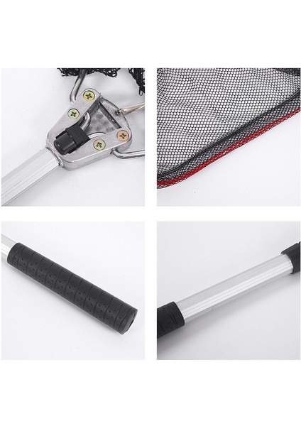 Alüminyum Alaşımlı Taşınabilir Katlanır Balık Ağı Geri Çekilebilir (Yurt Dışından) indirimleri