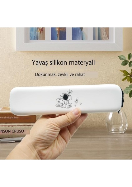 Silikon Kalem Kutusu Çantası Dikdörtgen Silikon Kırtasiye Kutusu (Yurt Dışından) modelleri