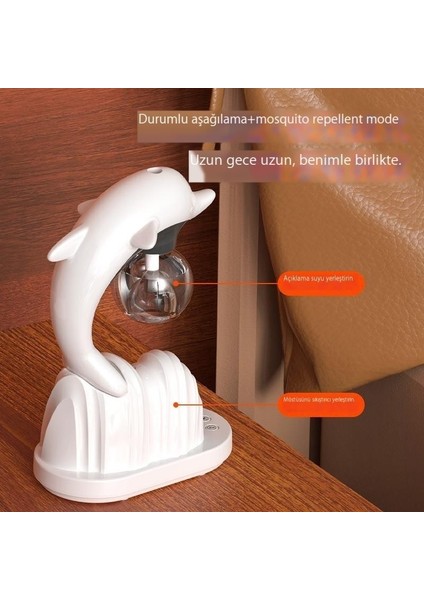 Üçü Bir Arada Çok Fonksiyonlu Sivrisinek Öldürücü Lamba Ev Tipi Şarj Edilebilir Nemlendirici (Yurt Dışından)