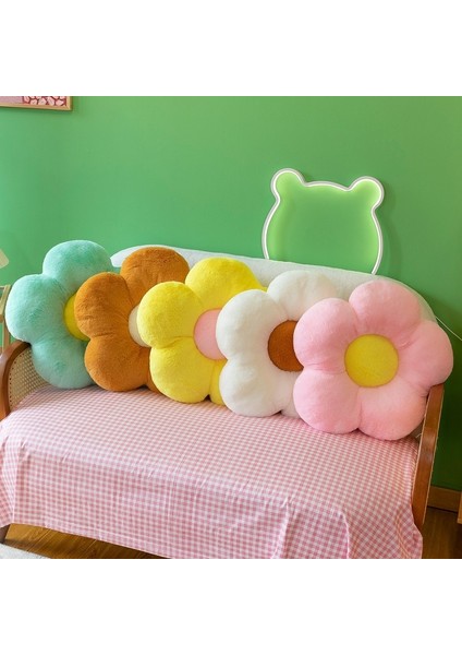 50CM Tavşan Kürk Çiçek Yastık Peluş Oyuncak (Yurt Dışından)