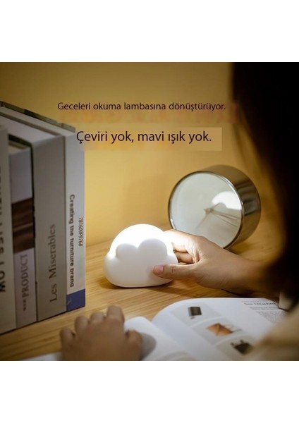 Yaratıcı Şarj Edilebilir Sevimli Bulut Gece Lambası Masa Lambası (Yurt Dışından) fırsatları