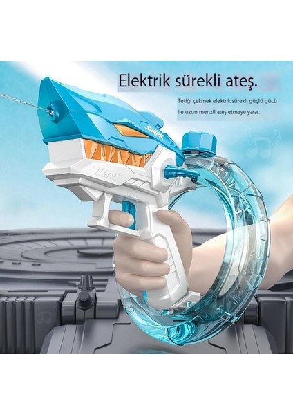 Shark Elektrikli Su Tabancası Çocuk Oyuncağı (Yurt Dışından)