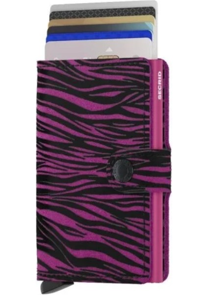 Miniwallet Zebra Fuchsia Orijinal Avrupa Derisi Cüzdan