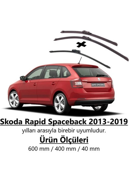 Skoda Rapit Spaceback Ön ve Arka Silecek Takımı 2013-2019