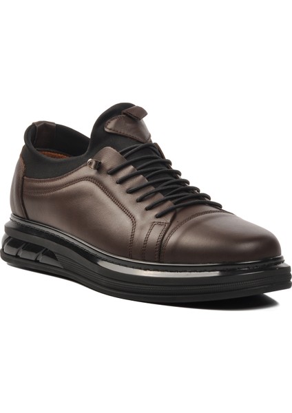 117 Kahve Erkek Deri Günlük Ayakkabı modelleri