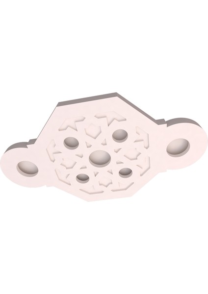 Tavan LED Spotlu Göbeği-14-55 x 95 cm-Sekizgen