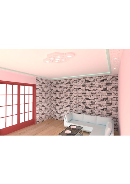 Tavan LED Spotlu Göbeği-14-55 x 95 cm-Sekizgen modelleri