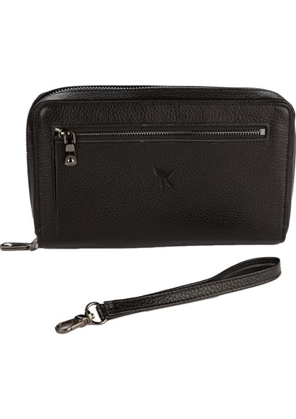 Deri Unisex Portföy Siyah BC420-01