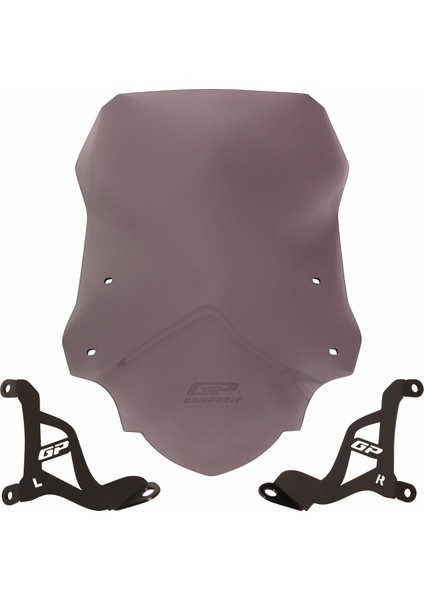 Aprilia Sr 125/160 2024 Uyumlu Ön Cam Füme 51 cm