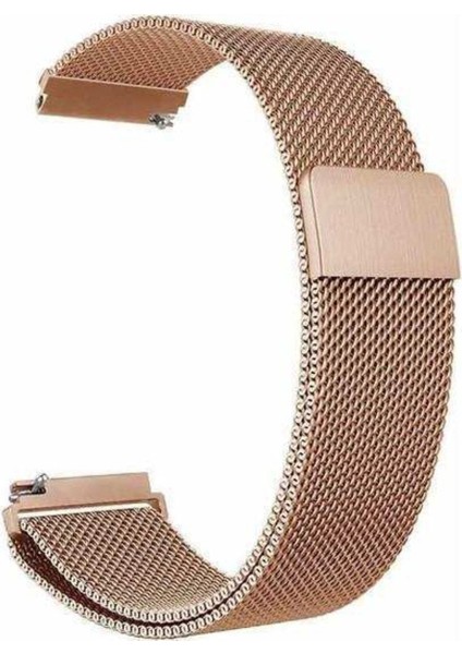Tecno Watch 2 Kordon Kayış Metal Hasır Örgülü 20 - hs