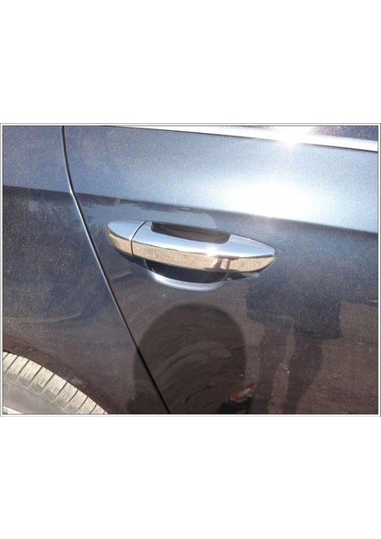 Volkswagen Passat B7 Uyumlu 2010-2014 Krom Kapı Kolu 4 Kapı Paslanmaz Çelik