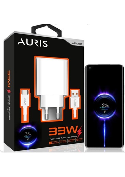 Ev Tipi 33W Usb/type-C Süper Hızlı Şarj Cihazı