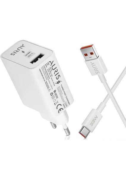 Ev Tipi 33W Usb/type-C Süper Hızlı Şarj Cihazı