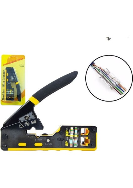 Irpns 01 Ironstar Yeni Nesil 4p/6p/8p RC45 Konnektör Pense;class