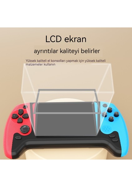 2024 Yeni El Oyun Konsolu Retro Arcade 500-IN-1 Mini Çocukluk Nostaljik Büyük Ekran Joystick Oyun Konsolu (Yurt Dışından)