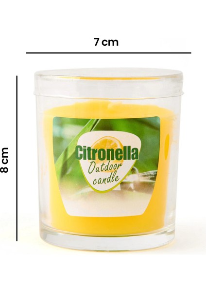 Dekoratif Citronella Mum - 24X12 cm