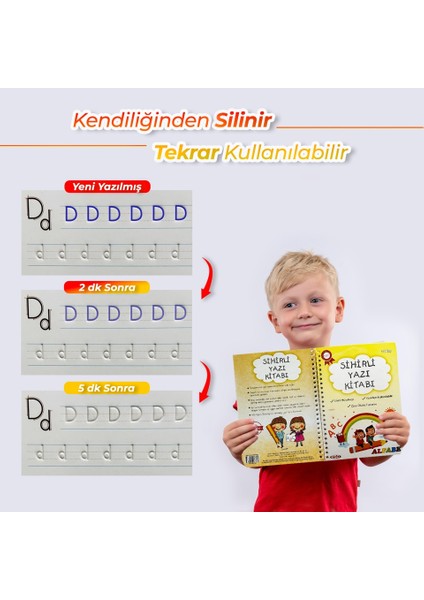 Sihirli Yazı ve Sayı Kitabı 2'li Set