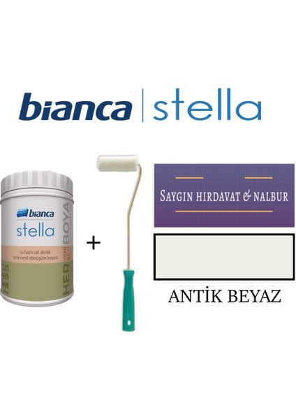 Stella Akrilik Boya + Dekor Kadife Rulo