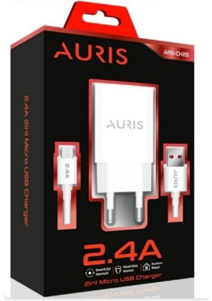 Ev Tipi  Şarj Cihazı 2in1 Micro USB 2.4A