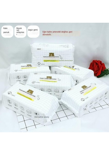 60'lı Paket Tek Kullanımlık Yüz Temizleme Havlusu, Islak ve Kuru Pamuklu Yumuşak Havlu (Yurt Dışından) fiyatları