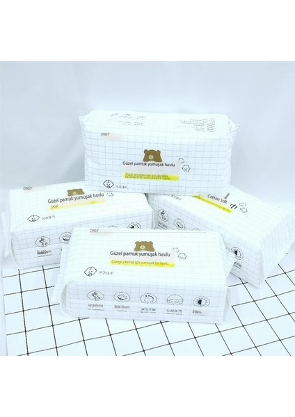 60'lı Paket Tek Kullanımlık Yüz Temizleme Havlusu, Islak ve Kuru Pamuklu Yumuşak Havlu (Yurt Dışından) modelleri